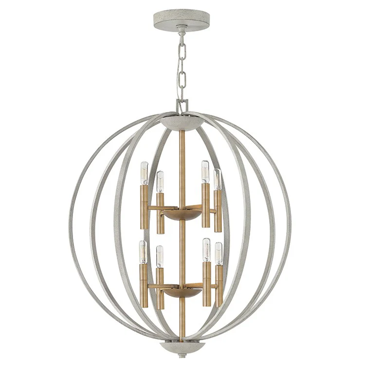 Euclid Eight-Light Two-Tier Pendant - Fashion Us