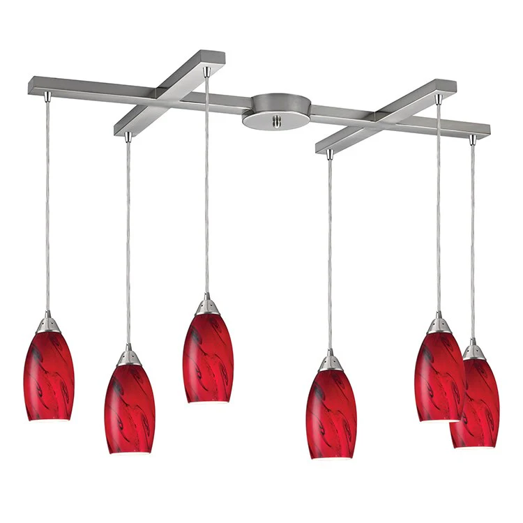 Galaxy Six-Light Chandelier - Fashion Us