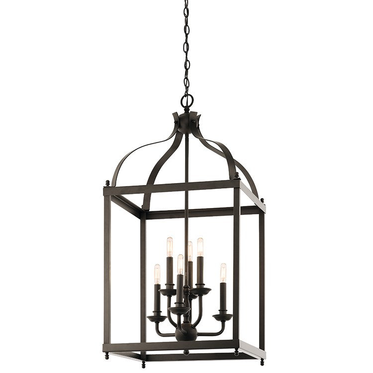 Larkin Six-Light Foyer Chandelier - Fashion Us