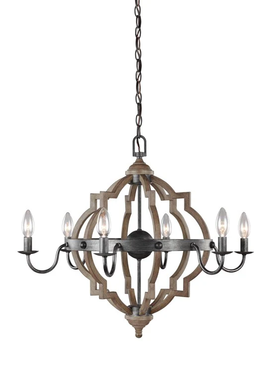 Socorro Six-Light Chandelier - Fashion Us