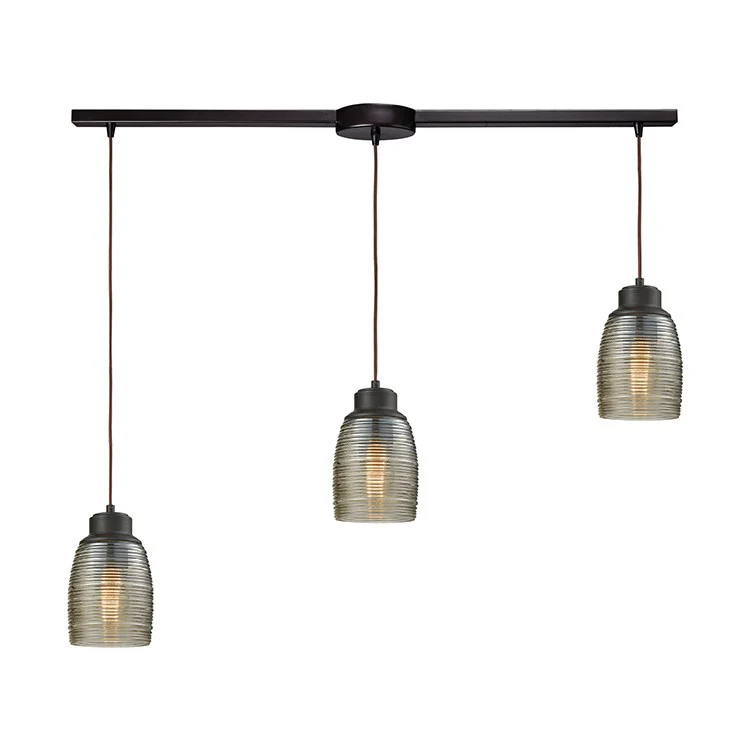 Muncie Three-Light Linear Pendant - Fashion Us