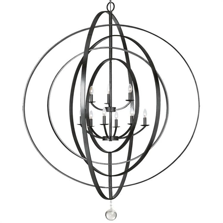 Luna Nine-Light Two-Tier Chandelier - Fashion Us