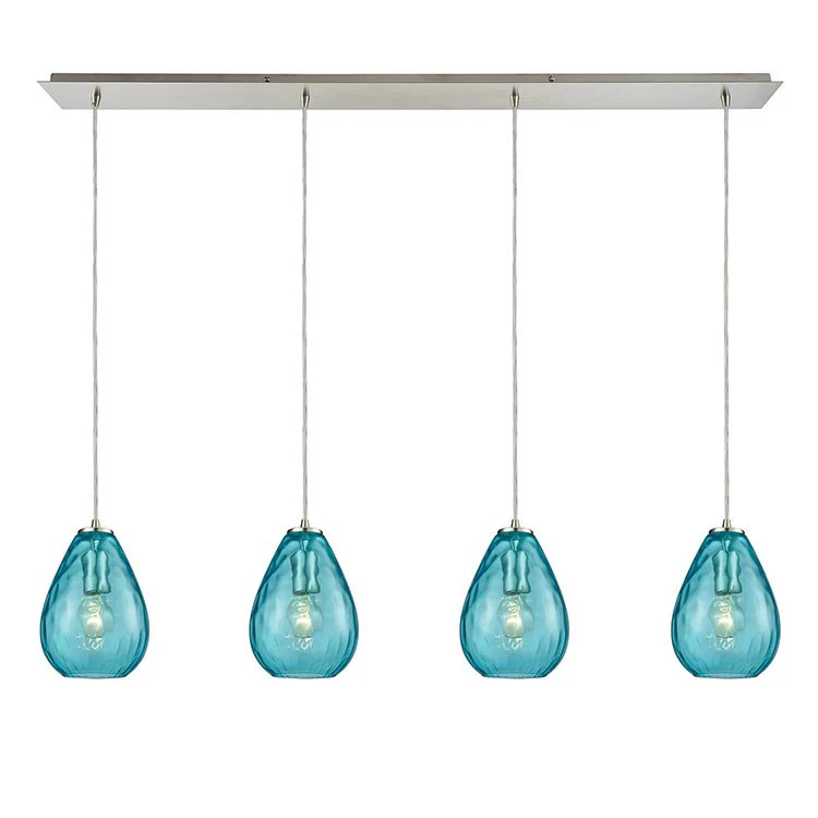 Lagoon Four-Light Linear Pendant - Fashion Us