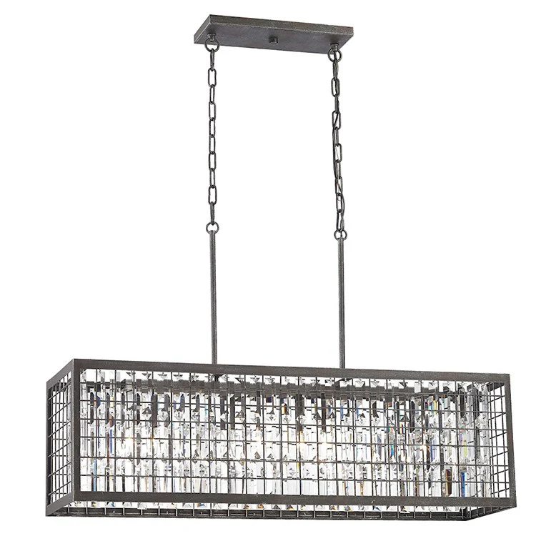 Nadina Four-Light Linear Chandelier - Fashion Us