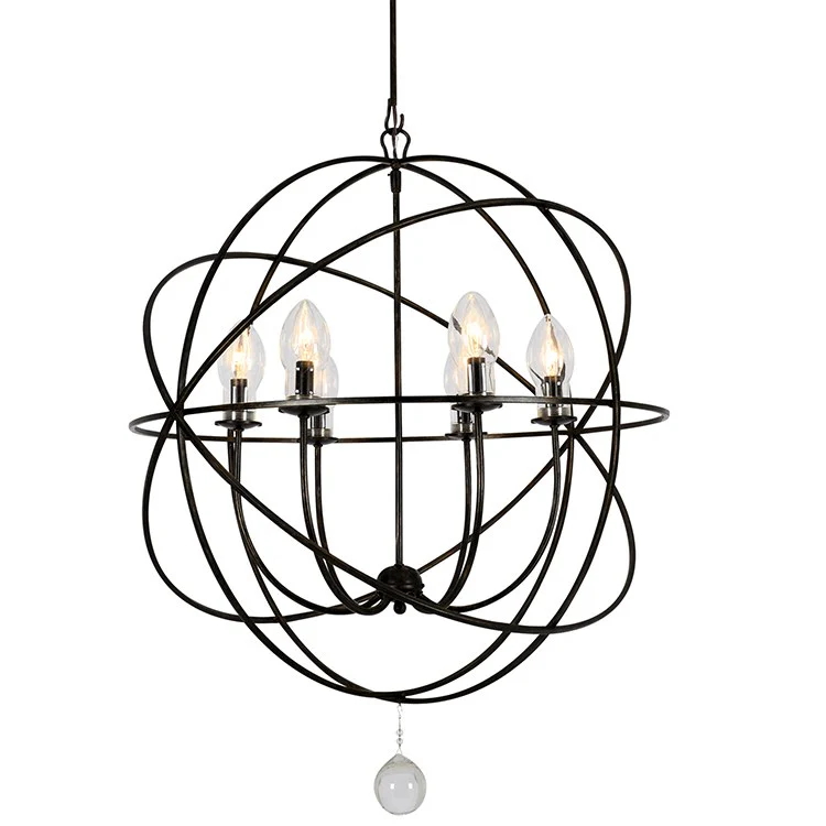Solaris Six-Light Outdoor Chandelier - Fashion Us