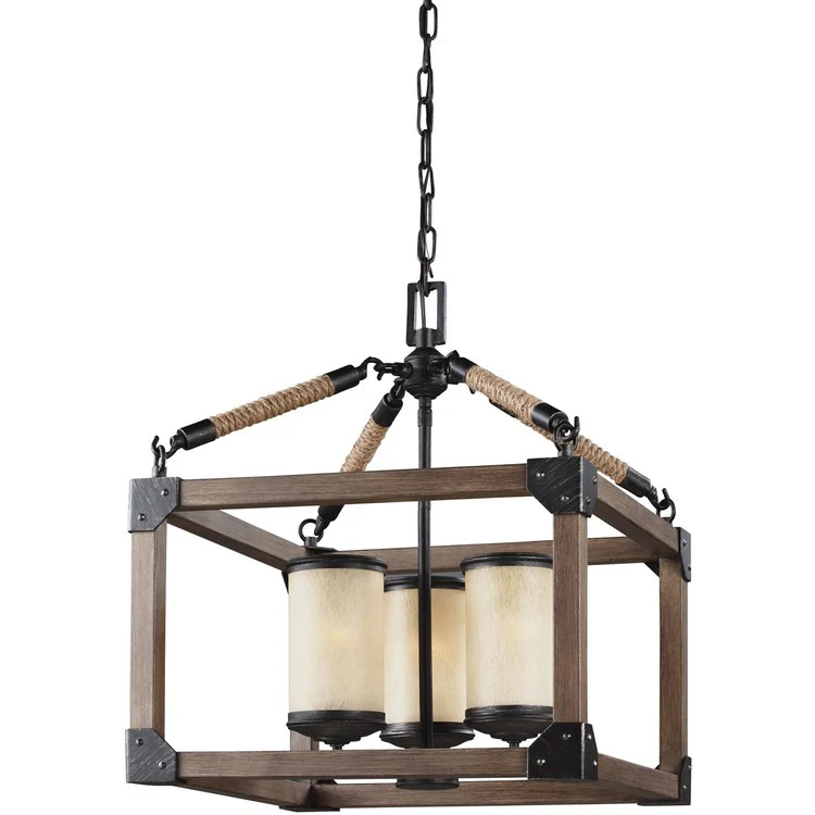 Dunning Three-Light LED Chandelier - Fashion Us