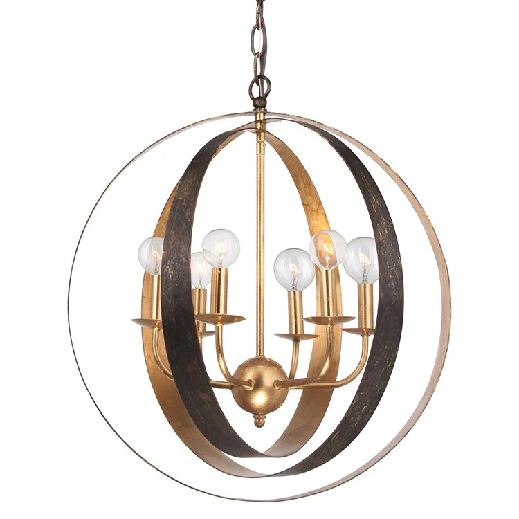 Luna Six-Light Chandelier - Fashion Us