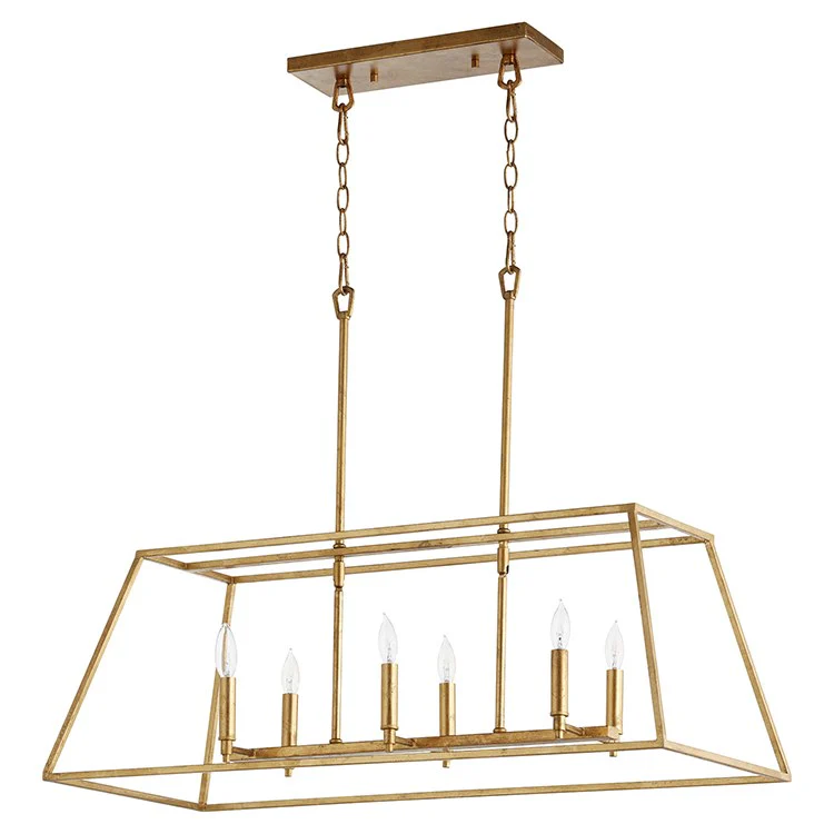 Gabriel Six-Light Island Chandelier - Fashion Us