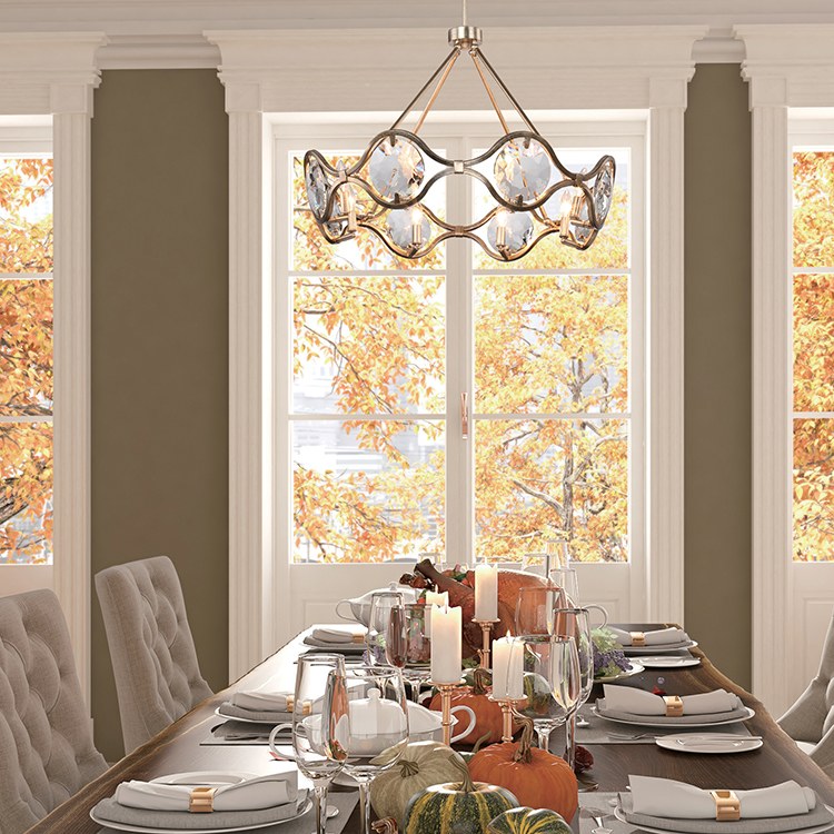 Quincy Eight-Light Chandelier - Fashion Us