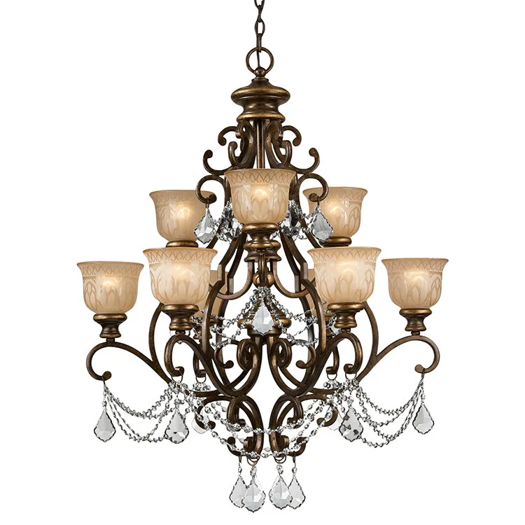 Norwalk Nine-Light Chandelier - Fashion Us