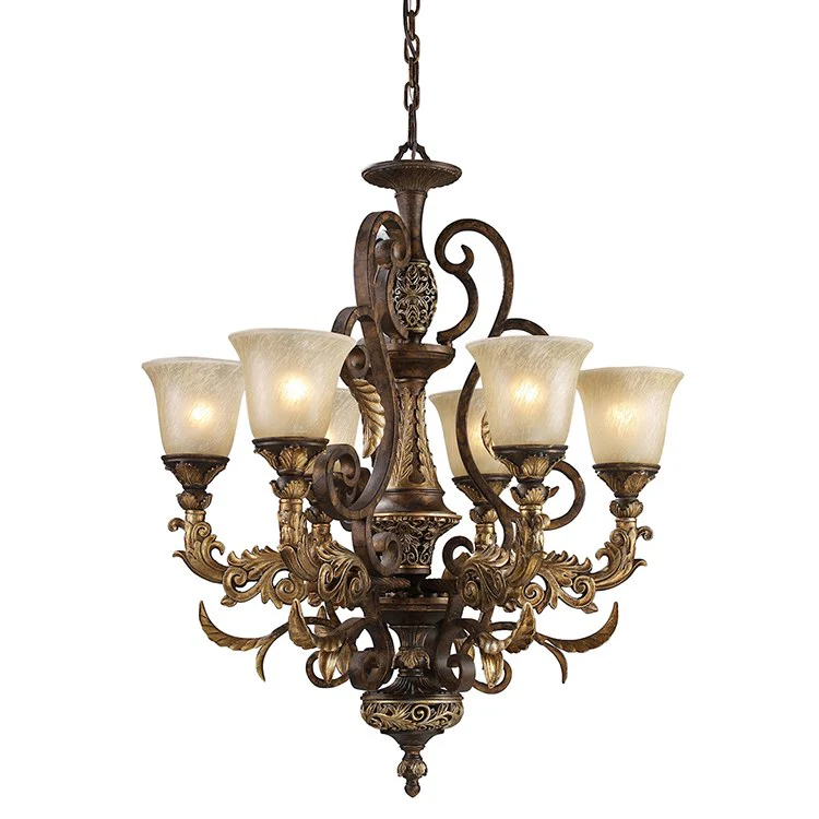 Regency Six-Light Chandelier - Fashion Us