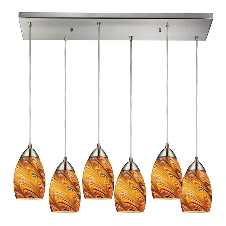 Mini Vortex Six-Light Pendant - Fashion Us