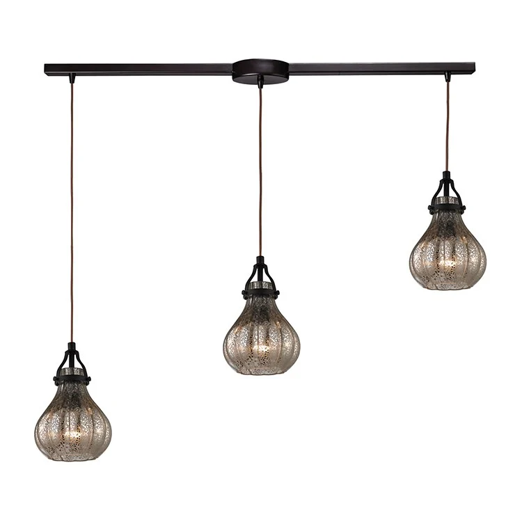 Danica Three-Light Linear Pendant - Fashion Us
