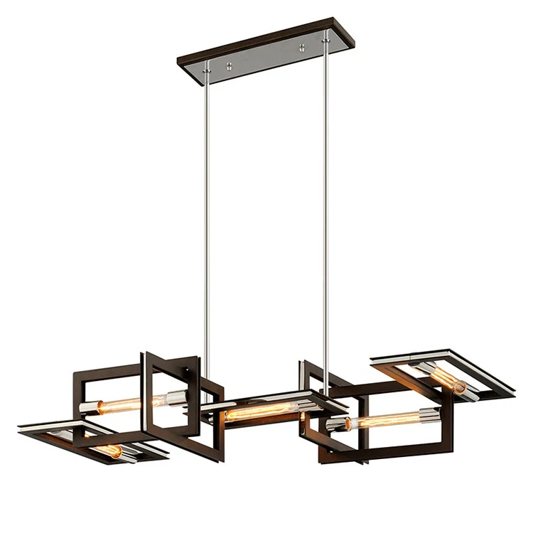 Enigma Five-Light Linear Pendant - Fashion Us