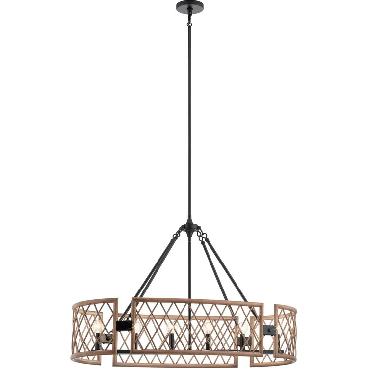 Oana Six-Light Oval Chandelier - Fashion Us