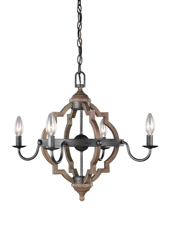 Socorro Four-Light LED Chandelier - Fashion Us