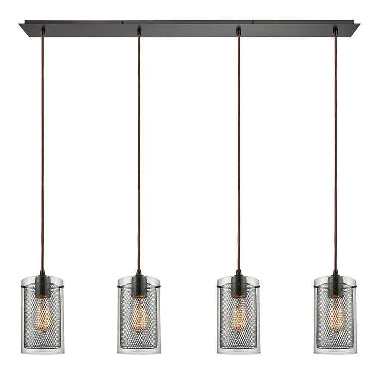 Brant Four-Light Linear Pendant - Fashion Us
