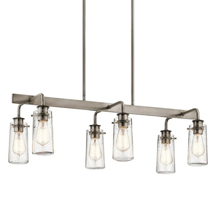 Braelyn Six-Light Linear Chandelier - Fashion Us
