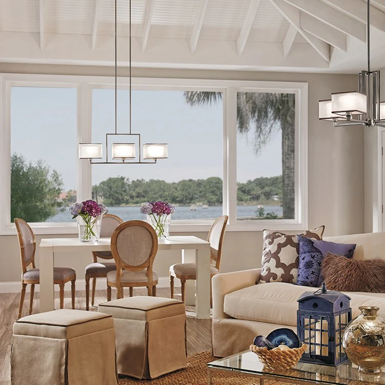 Kailey Three-Light Linear Chandelier - Fashion Us