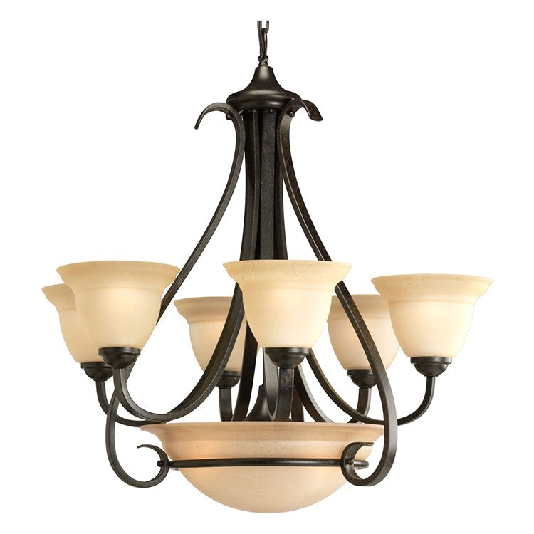 Torino Six-Light Two-Tier Chandelier - Fashion Us