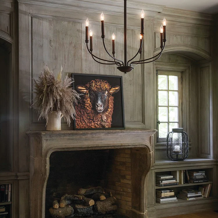 Alister Eight-Light Chandelier - Fashion Us
