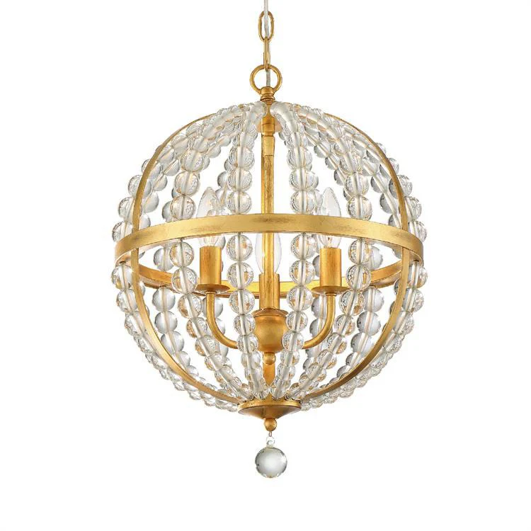 Roxy Three-Light Chandelier - Fashion Us