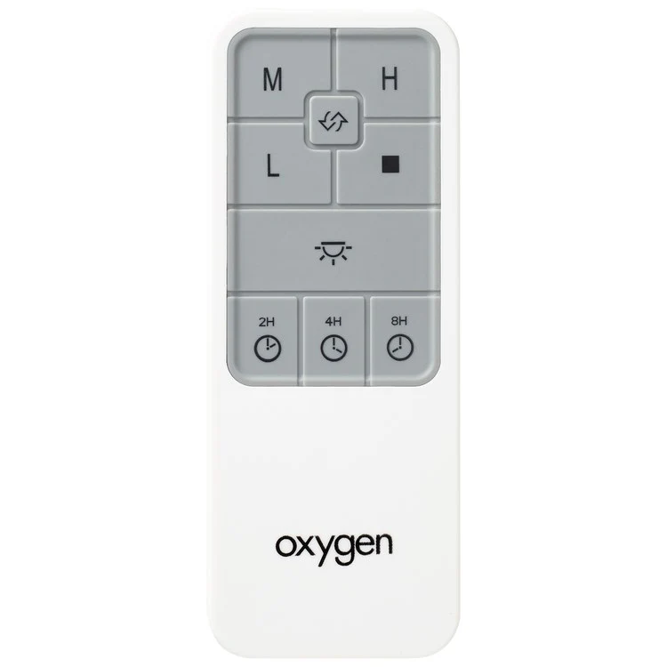 Oslo Fan Remote - White - Fashion Us