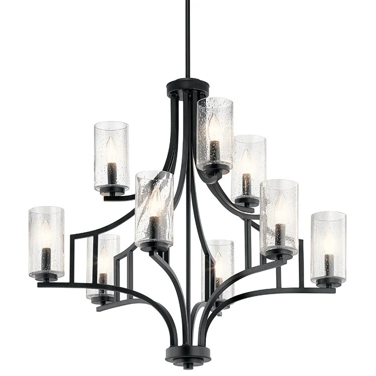 Vara Nine-Light Two-Tier Chandelier - Fashion Us