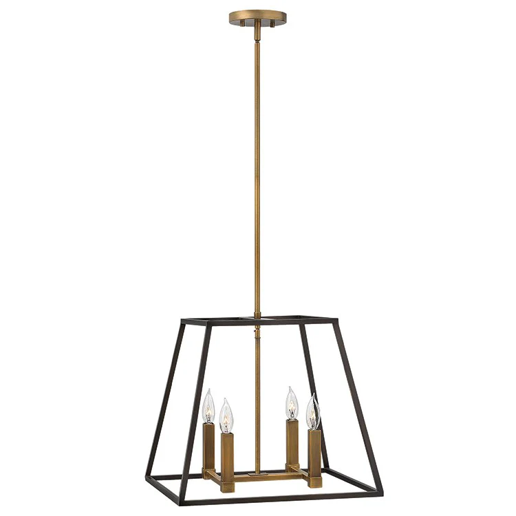 Fulton Four-Light Stem-Hung Pendant - Fashion Us