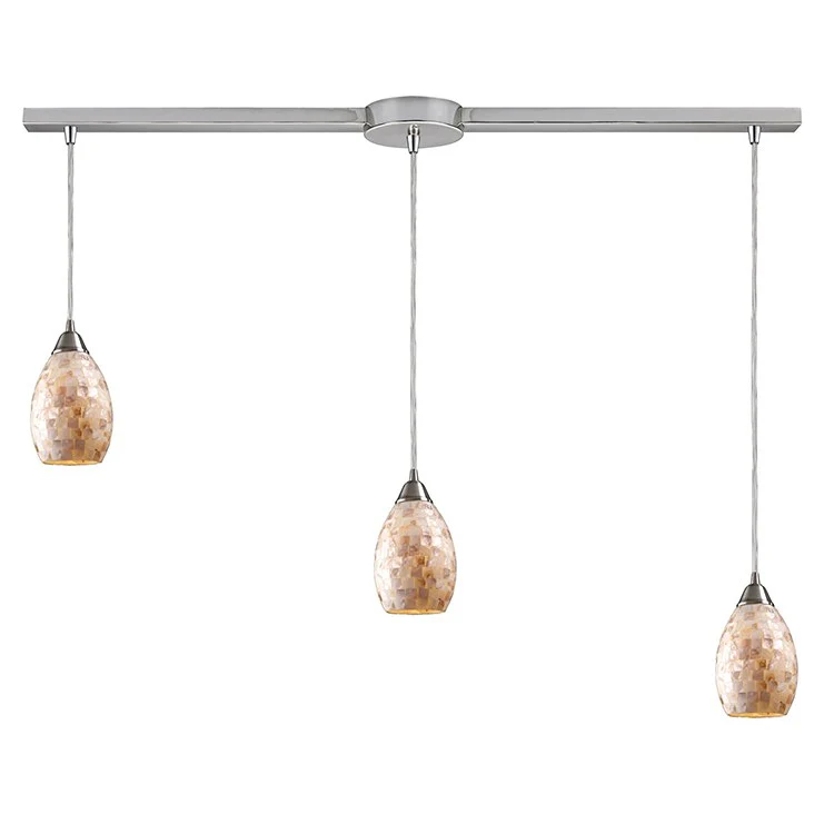 Capri Three-Light Linear Pendant - Fashion Us