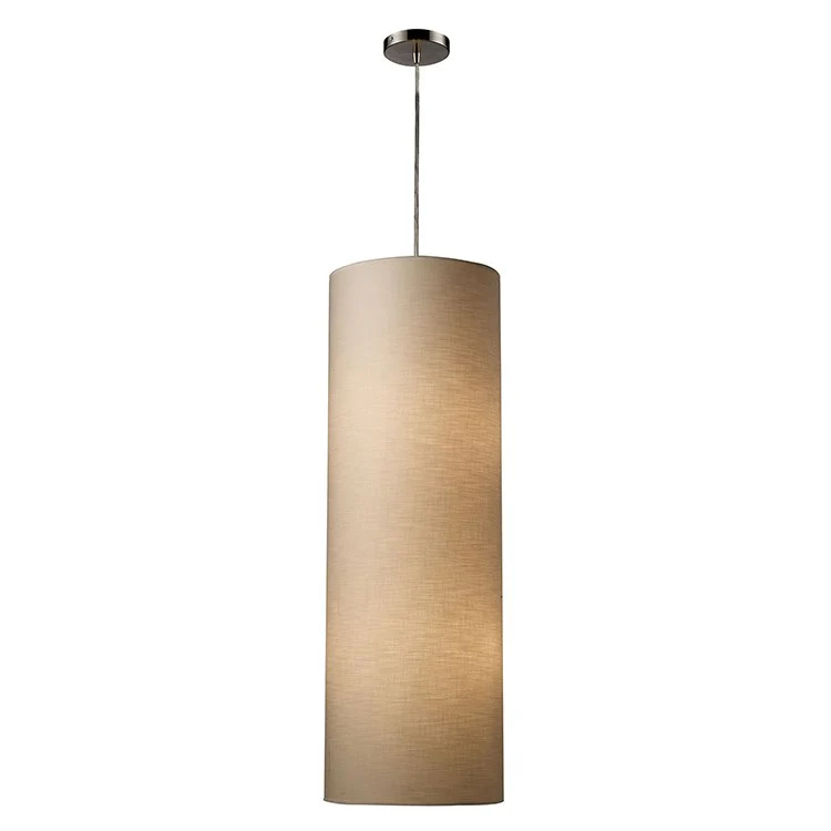 Fabric Cylinder Four-Light Pendant - Fashion Us