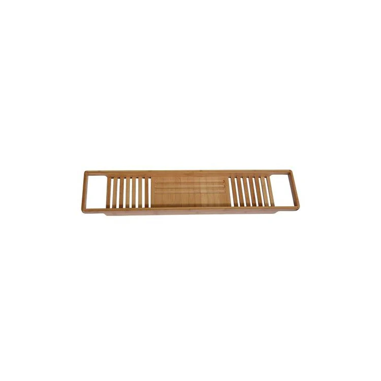 Tray Caddy Shelf 29 Inch Bamboo - Fashion Us