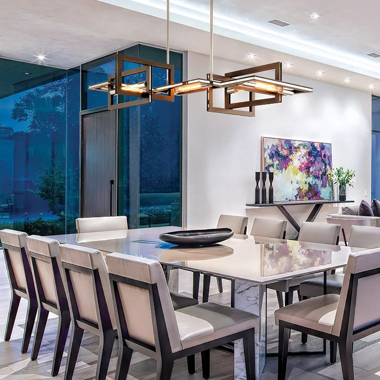 Enigma Five-Light Linear Pendant - Fashion Us