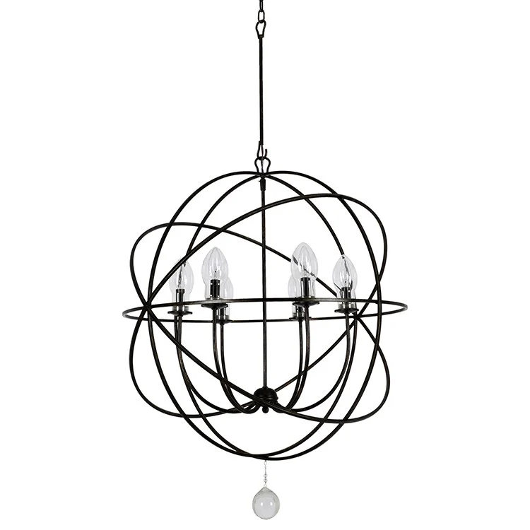 Solaris Six-Light Outdoor Chandelier - Fashion Us