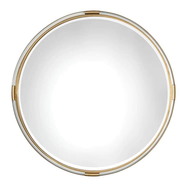 Mackai Round Gold Wall Mirror - Fashion Us