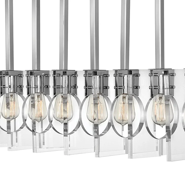 Ludlow Eight-Light Linear Chandelier - Fashion Us