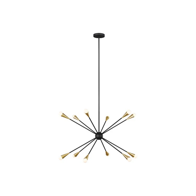 Jax Twelve-Light Chandelier by Ellen - Fashion Us