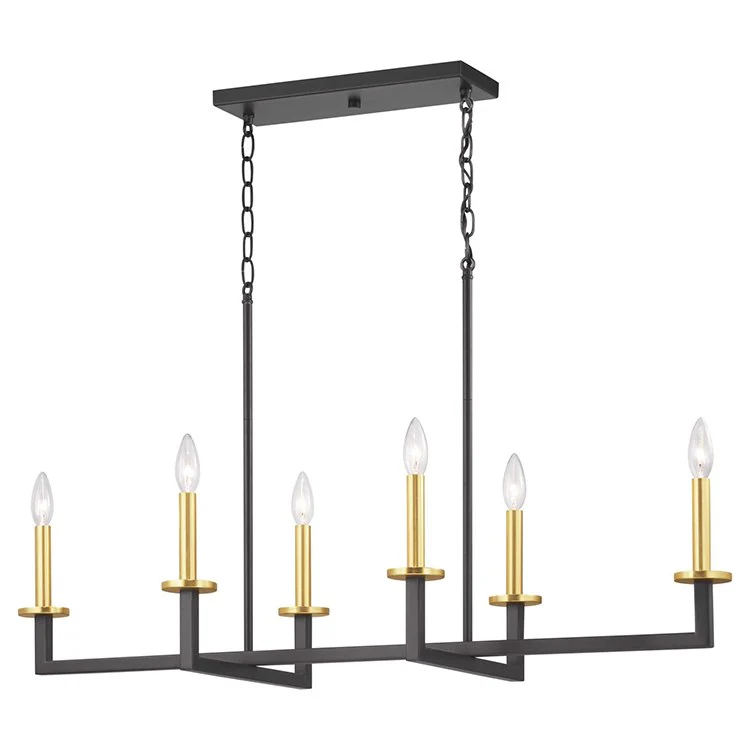 Blakely Six-Light Island Chandelier - Fashion Us