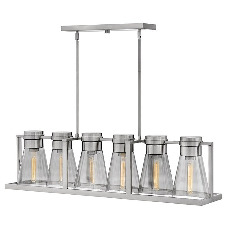Refinery Six-Light Linear Chandelier - Fashion Us