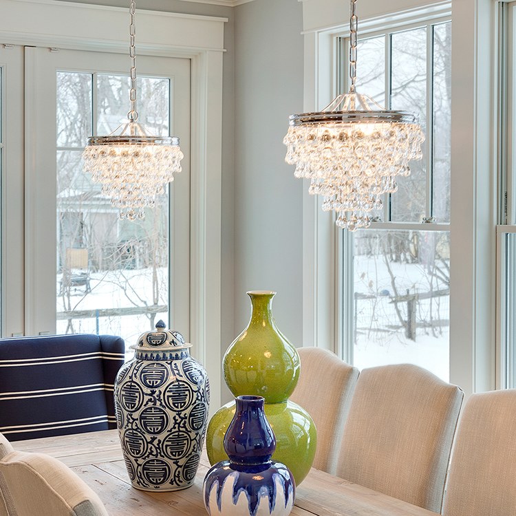 Calypso Three-Light Mini Chandelier - Fashion Us