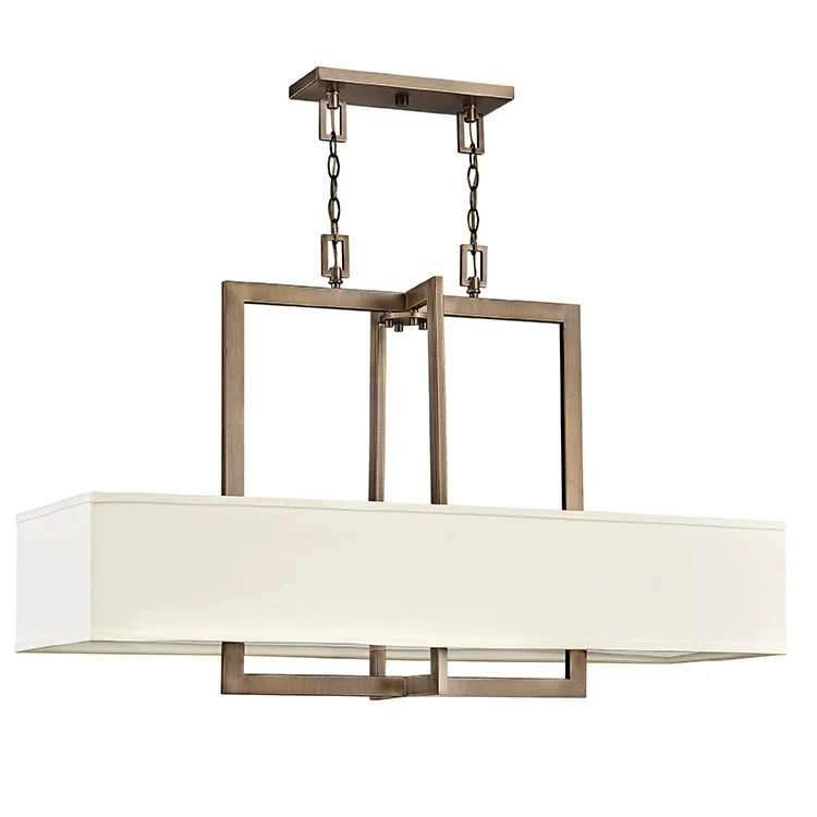 Hampton Four-Light Linear Chandelier - Fashion Us