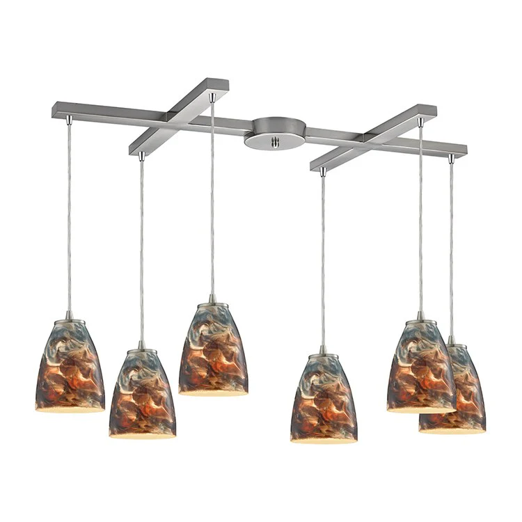 Abstractions Six-Light Pendant - Fashion Us
