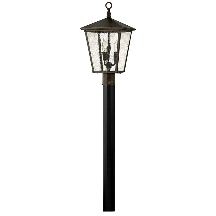 Trellis Three-Light LED Post Lantern - Fashion Us