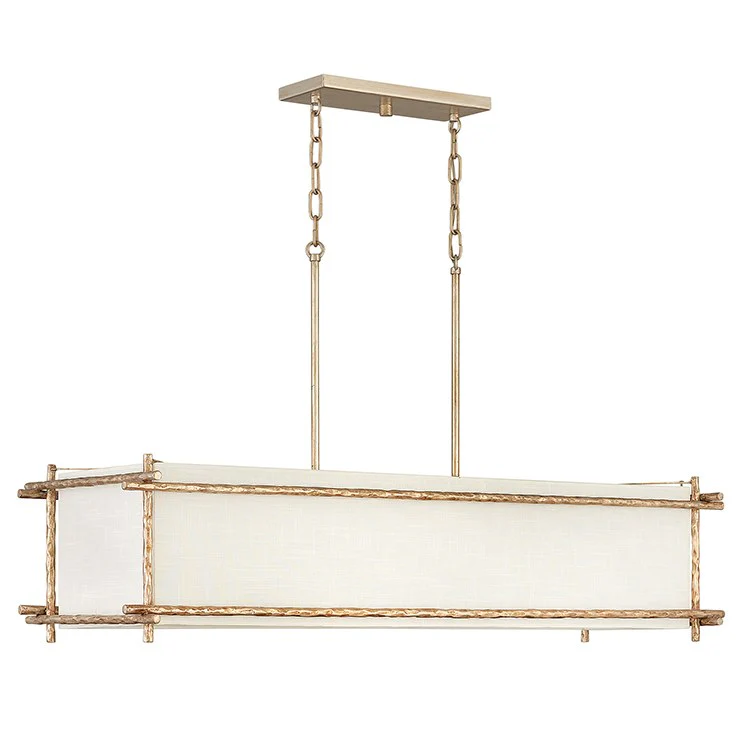 Tress Six-Light Linear Chandelier - Fashion Us
