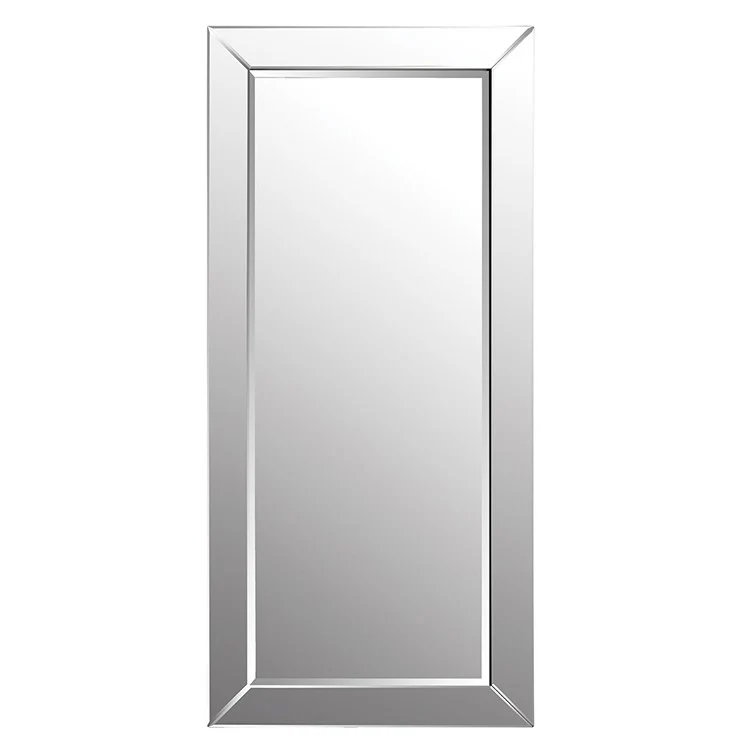 Glass Framed Leaning Floor Mirror - Fashion Us
