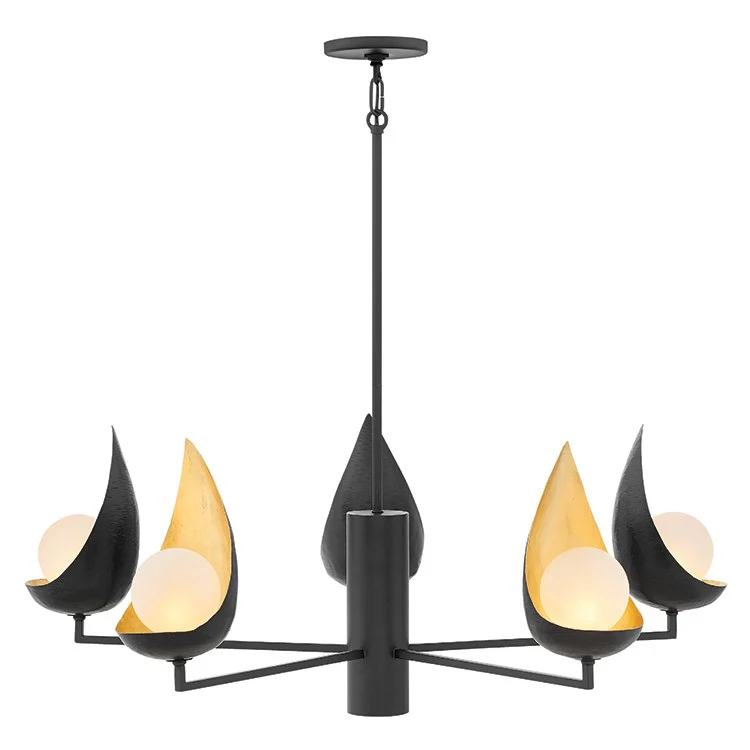 Ren Six-Light Single-Tier Chandelier - Fashion Us