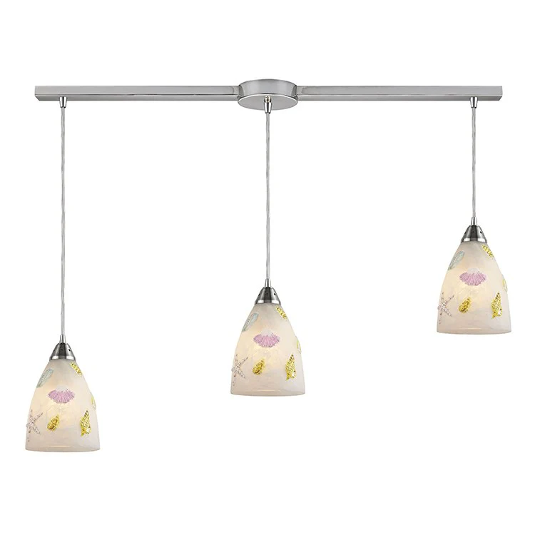 Seashore Three-Light Linear Pendant - Fashion Us