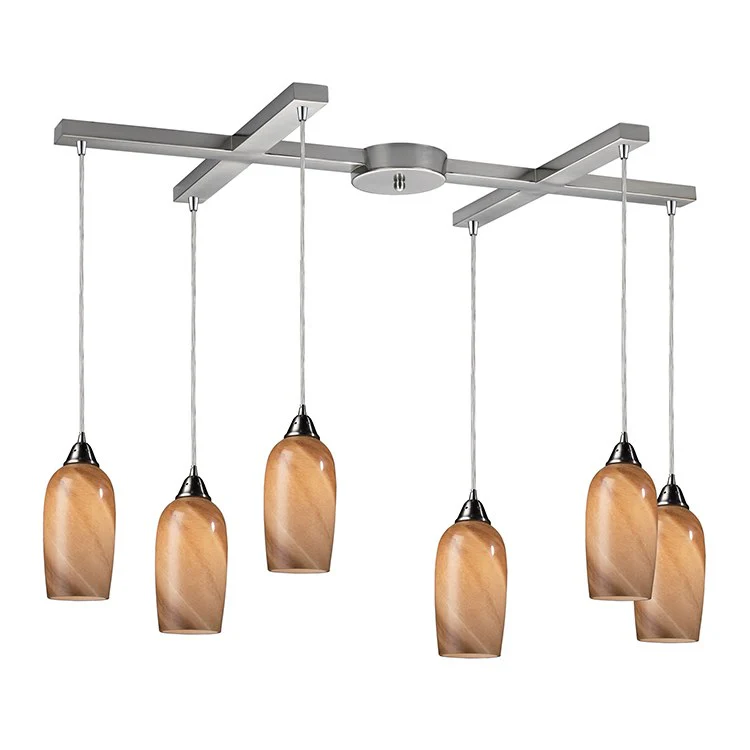 Sandstone Six-Light Pendant - Fashion Us