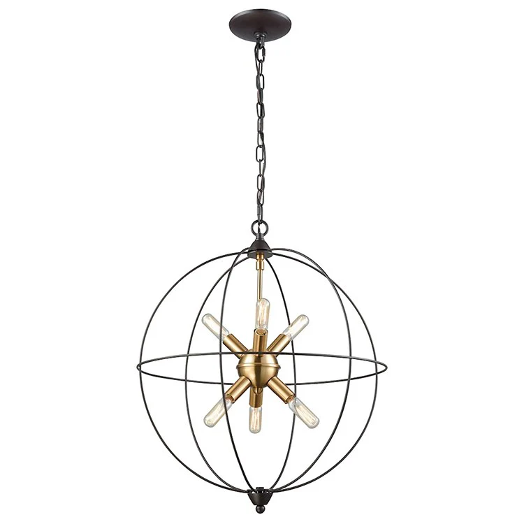 Loftin Six-Light Chandelier - Fashion Us