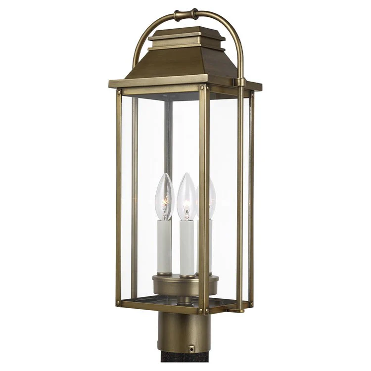 Wellsworth Three-Light Post Lantern - Fashion Us